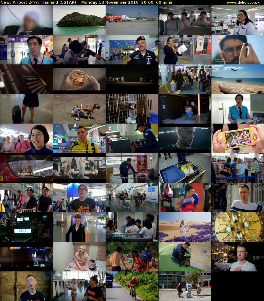 Airport 24/7: Thailand (5STAR) Monday 18 November 2019 20:00 - 21:00