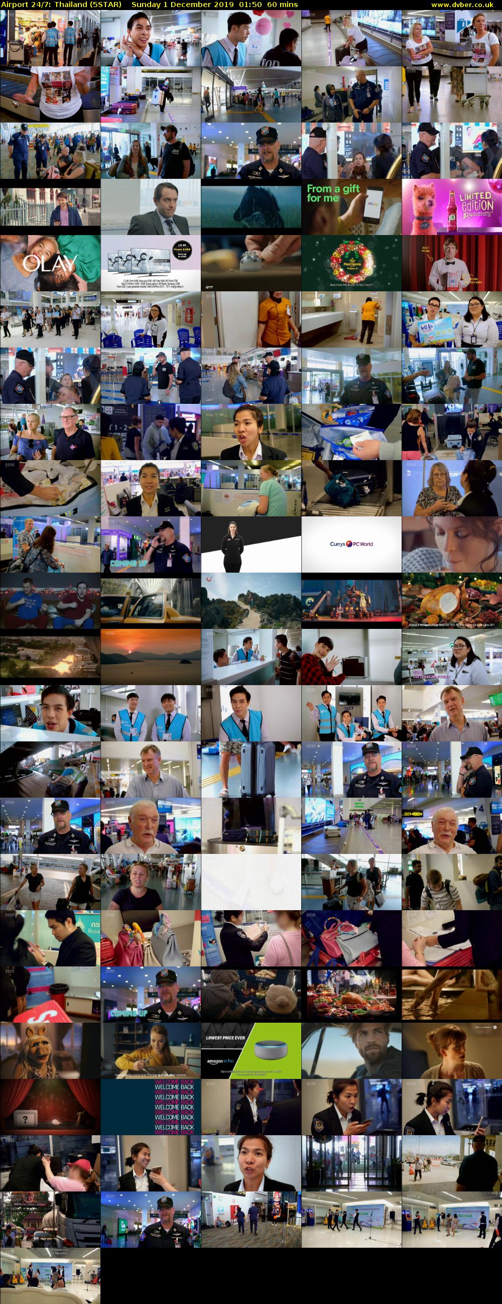 Airport 24/7: Thailand (5STAR) Sunday 1 December 2019 01:50 - 02:50