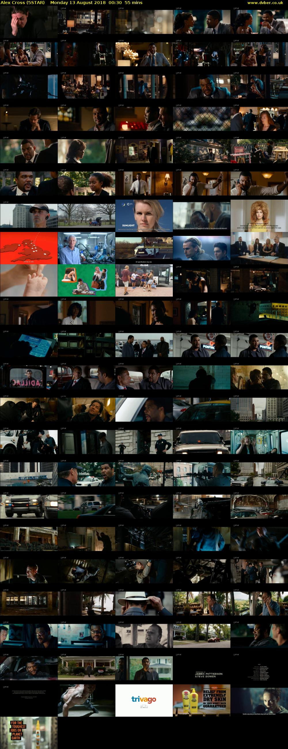 Alex Cross (5STAR) Monday 13 August 2018 00:30 - 01:25