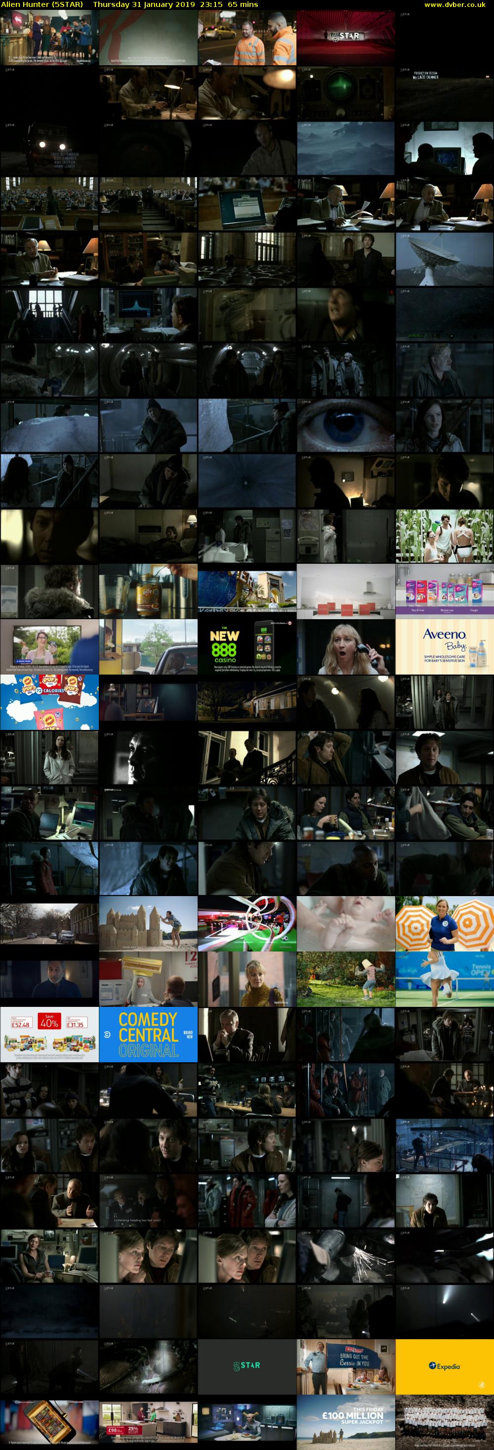 Alien Hunter (5STAR) Thursday 31 January 2019 23:15 - 00:20