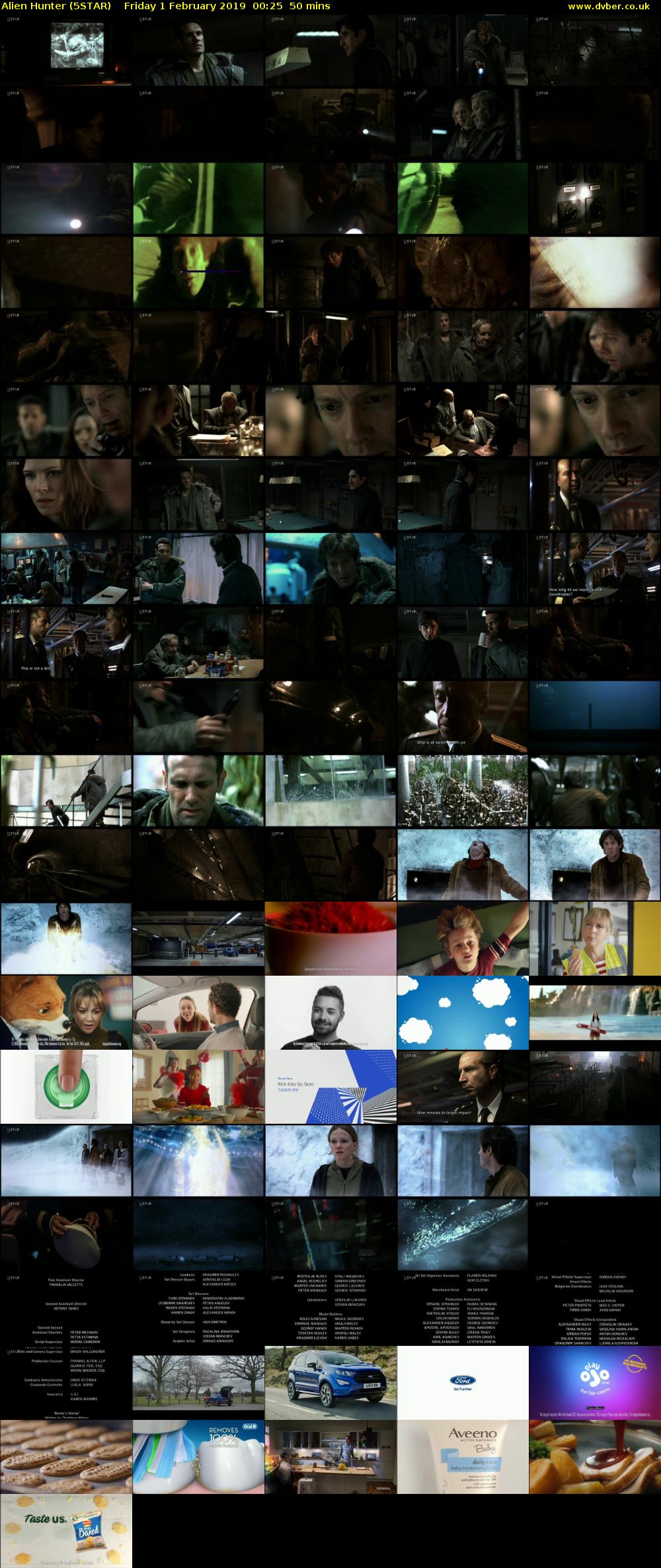 Alien Hunter (5STAR) Friday 1 February 2019 00:25 - 01:15