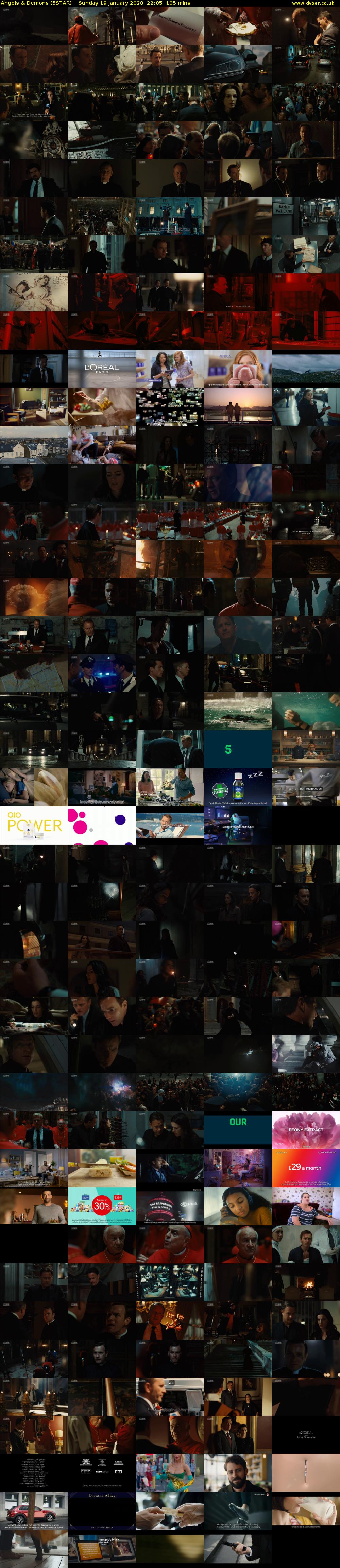 Angels & Demons (5STAR) Sunday 19 January 2020 22:05 - 23:50
