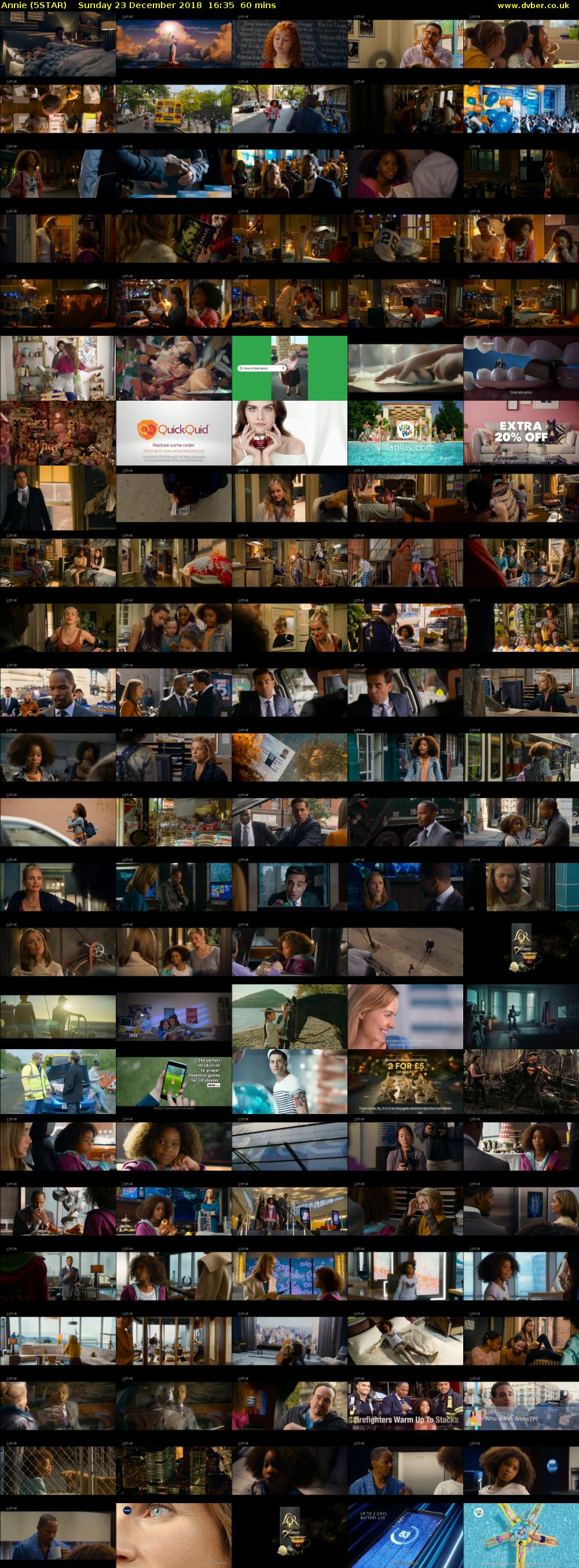 Annie (5STAR) Sunday 23 December 2018 16:35 - 17:35