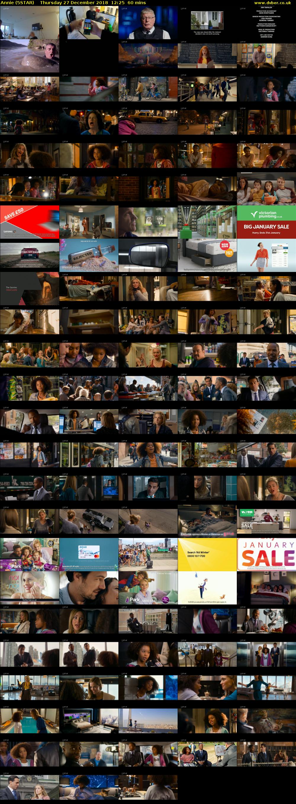 Annie (5STAR) Thursday 27 December 2018 12:25 - 13:25