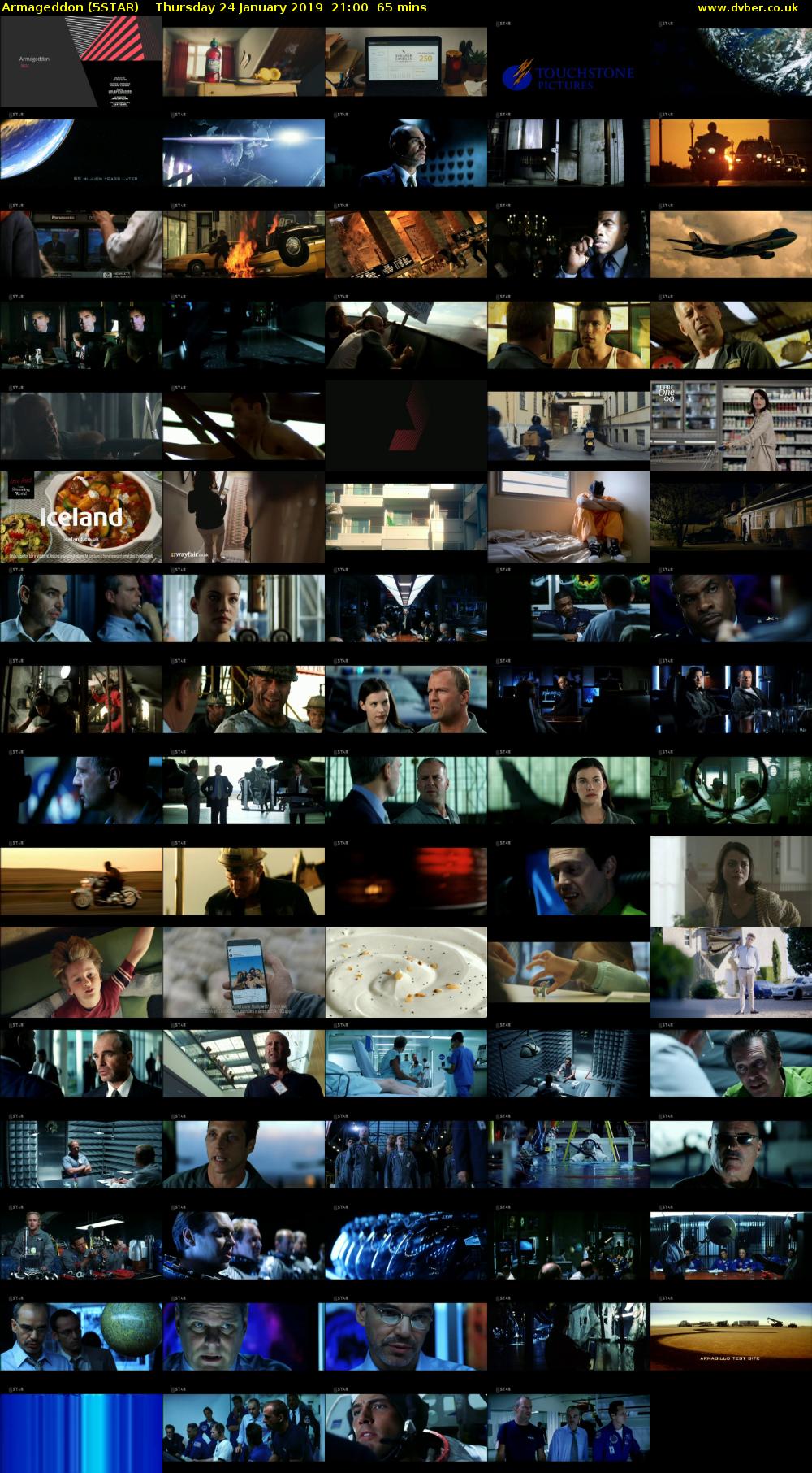 Armageddon (5STAR) Thursday 24 January 2019 21:00 - 22:05