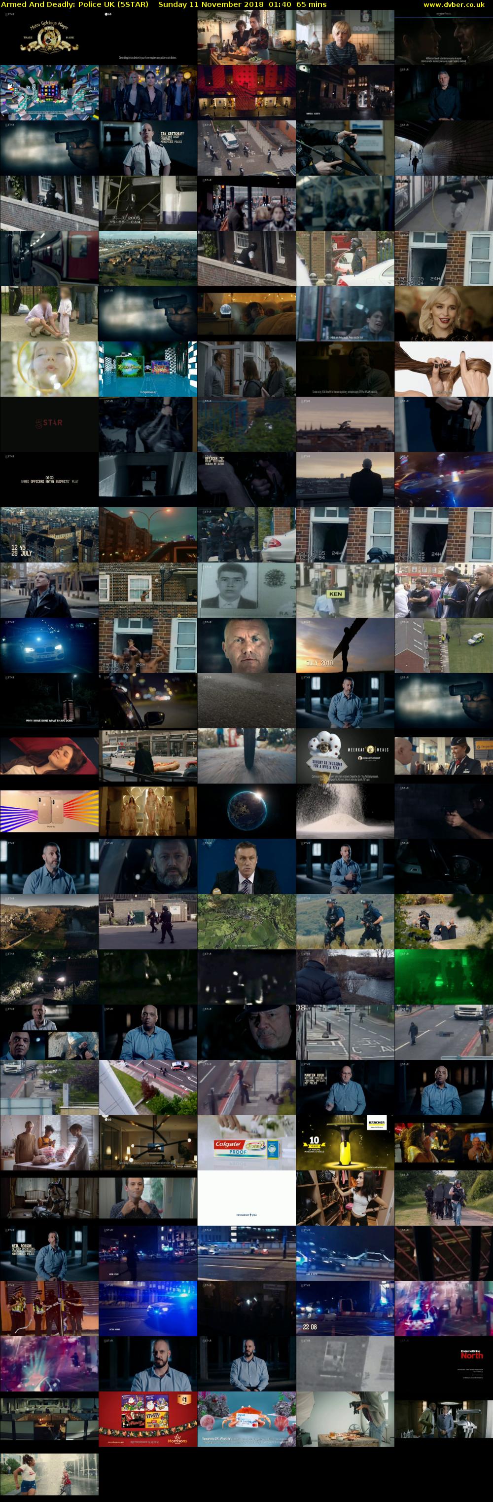 Armed And Deadly: Police UK (5STAR) Sunday 11 November 2018 01:40 - 02:45