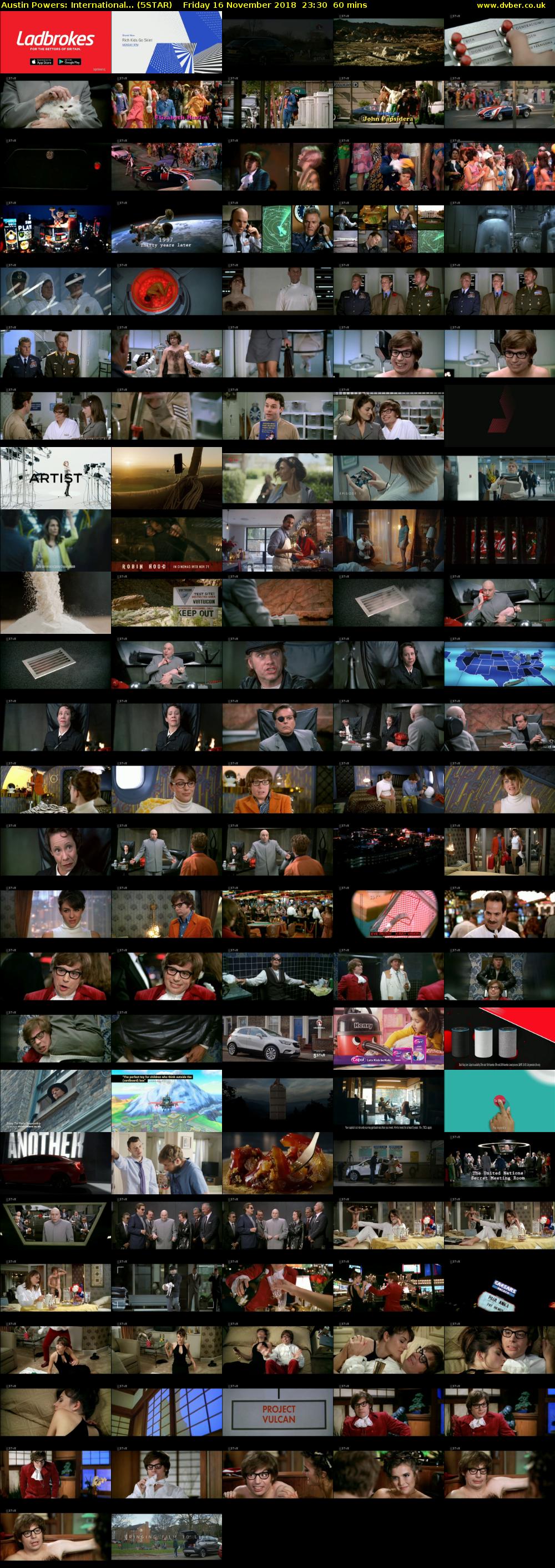 Austin Powers: International... (5STAR) Friday 16 November 2018 23:30 - 00:30