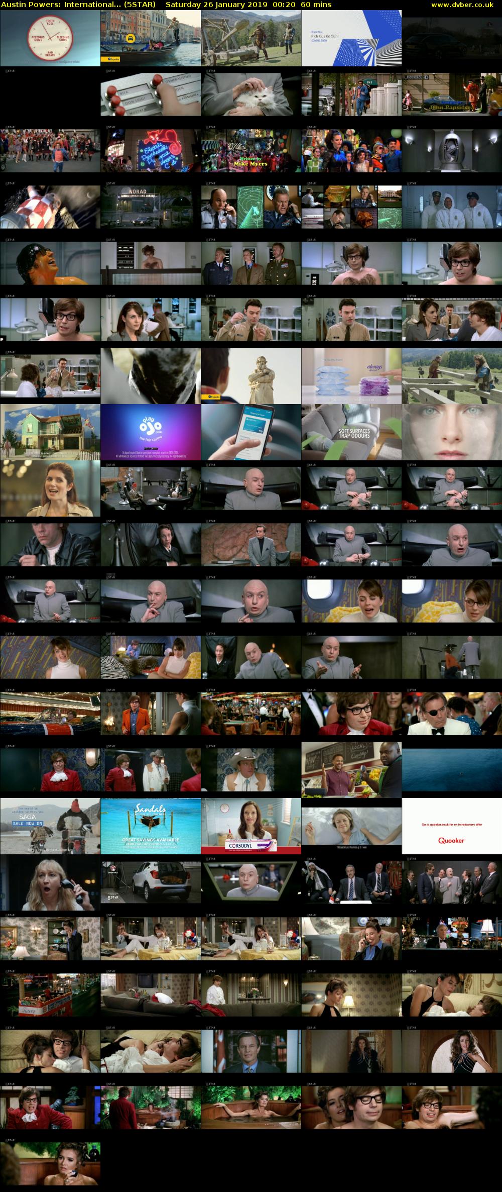 Austin Powers: International... (5STAR) Saturday 26 January 2019 00:20 - 01:20