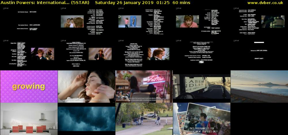 Austin Powers: International... (5STAR) Saturday 26 January 2019 01:25 - 02:25