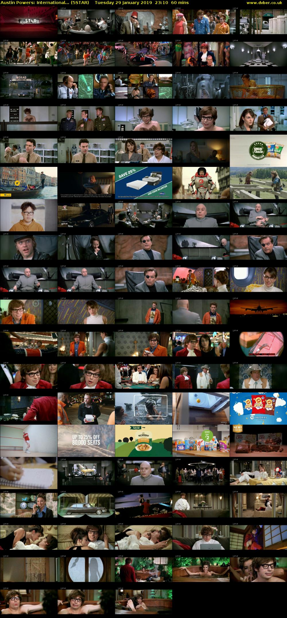 Austin Powers: International... (5STAR) Tuesday 29 January 2019 23:10 - 00:10