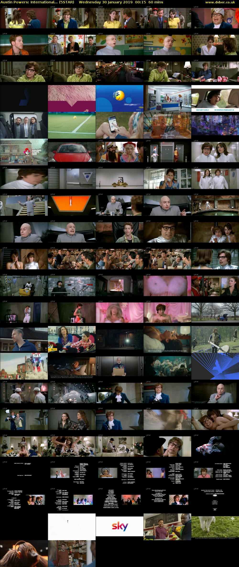 Austin Powers: International... (5STAR) Wednesday 30 January 2019 00:15 - 01:15