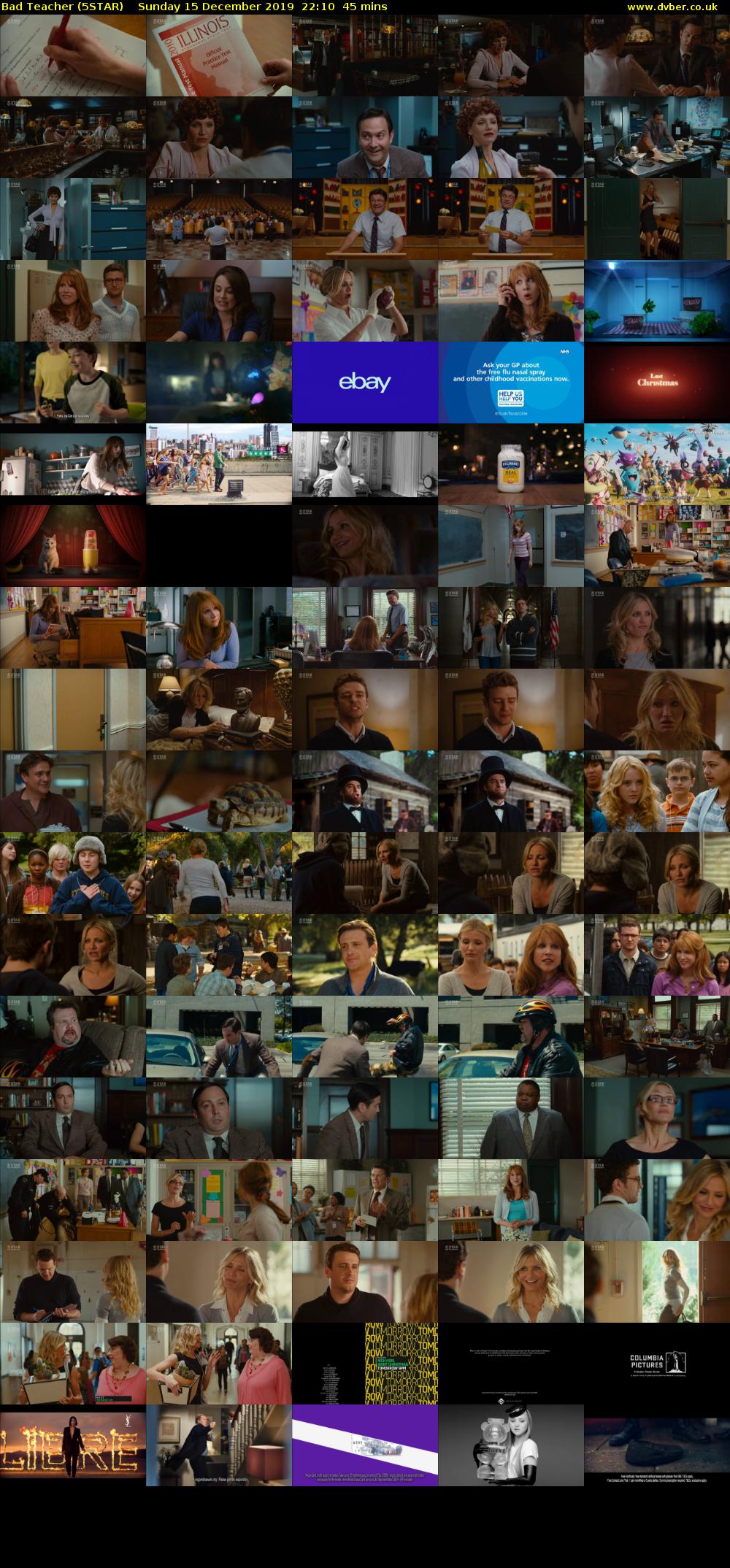 Bad Teacher (5STAR) Sunday 15 December 2019 22:10 - 22:55