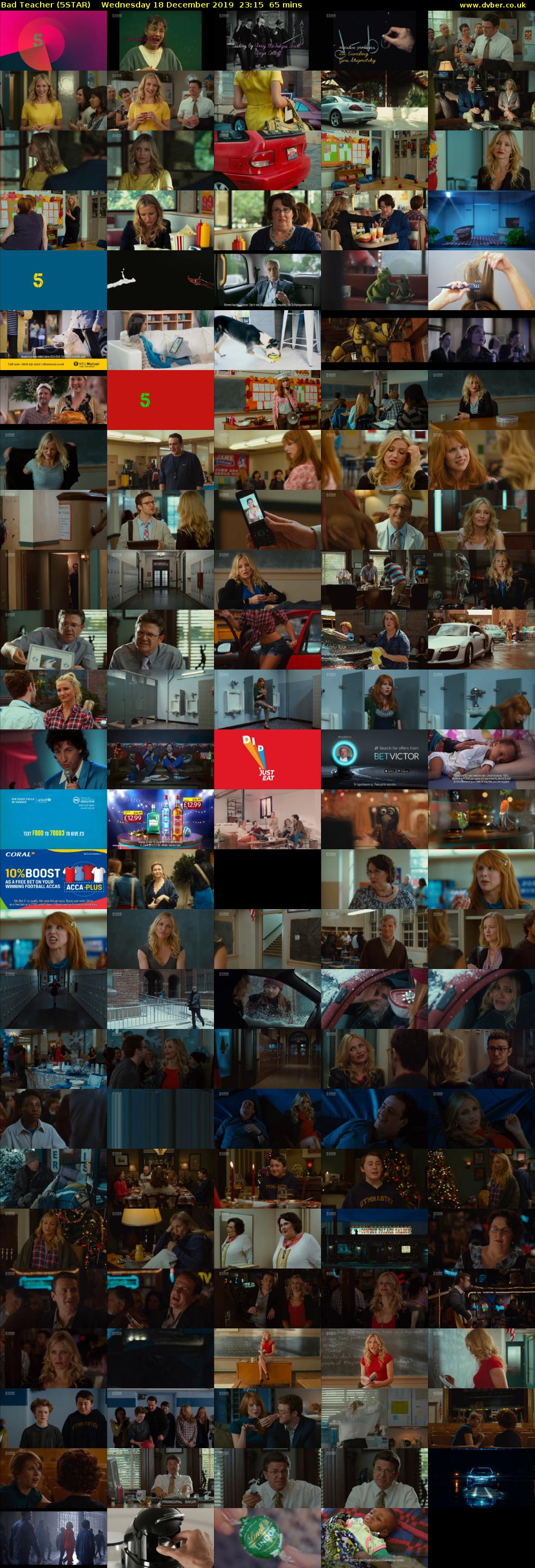 Bad Teacher (5STAR) Wednesday 18 December 2019 23:15 - 00:20