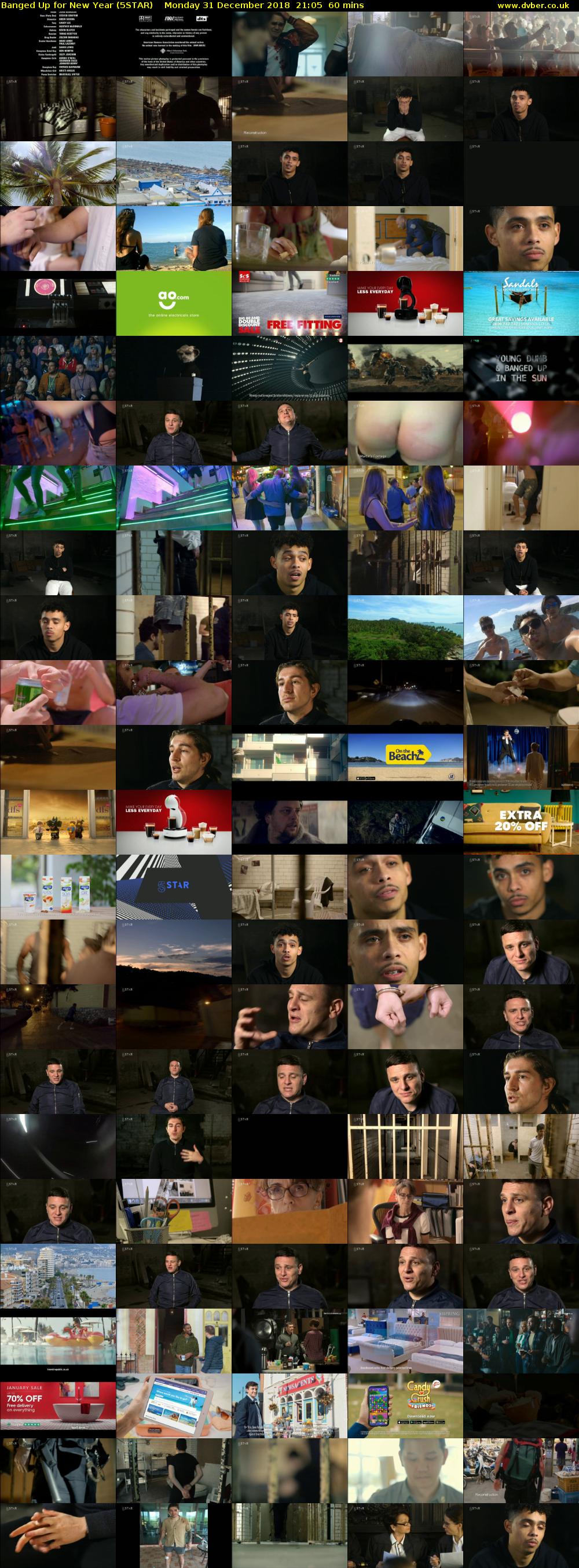 Banged Up for New Year (5STAR) Monday 31 December 2018 21:05 - 22:05