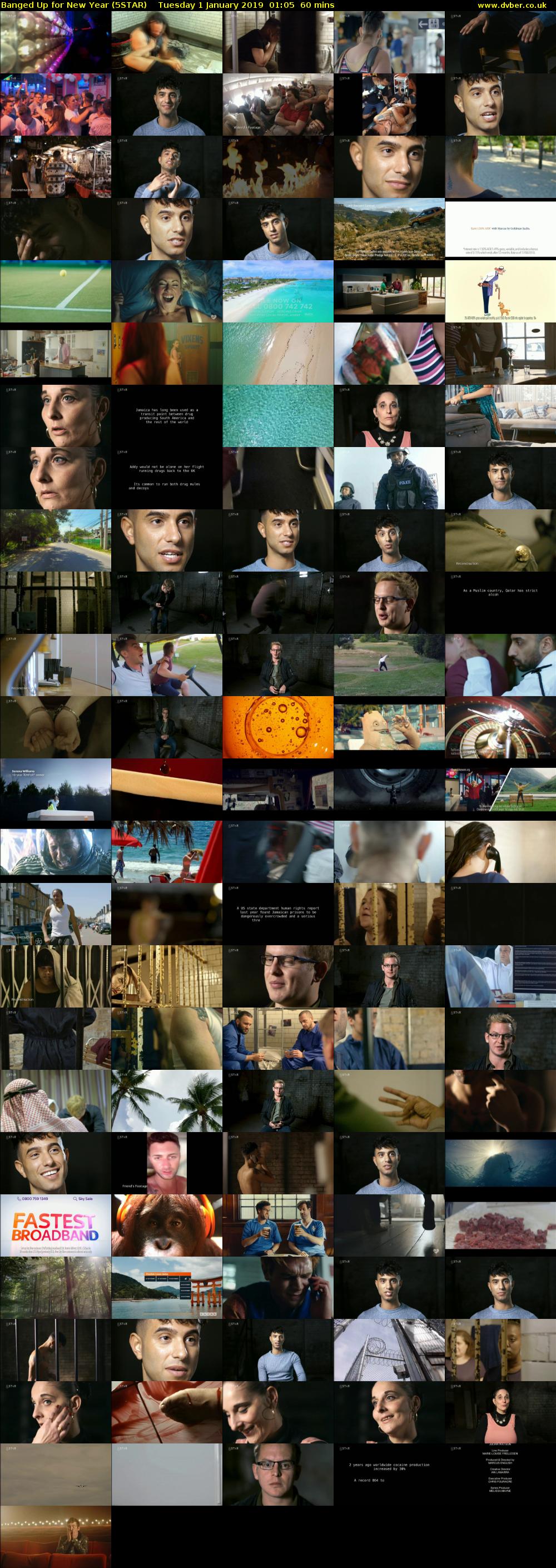 Banged Up for New Year (5STAR) Tuesday 1 January 2019 01:05 - 02:05