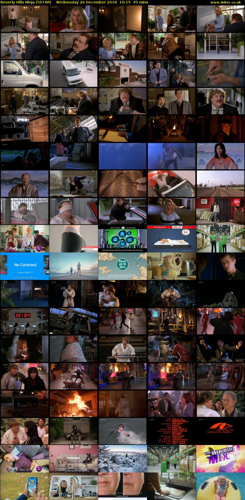 Beverly Hills Ninja (5STAR) Wednesday 26 December 2018 10:15 - 11:00