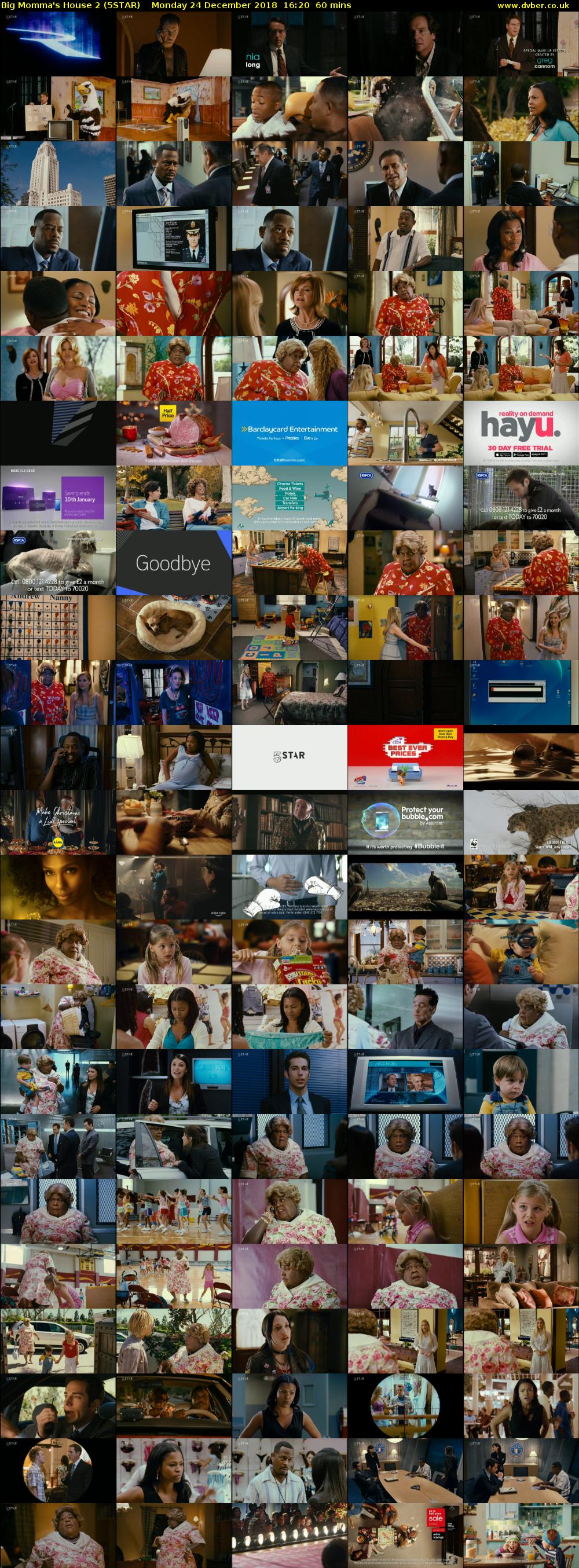 Big Momma's House 2 (5STAR) Monday 24 December 2018 16:20 - 17:20