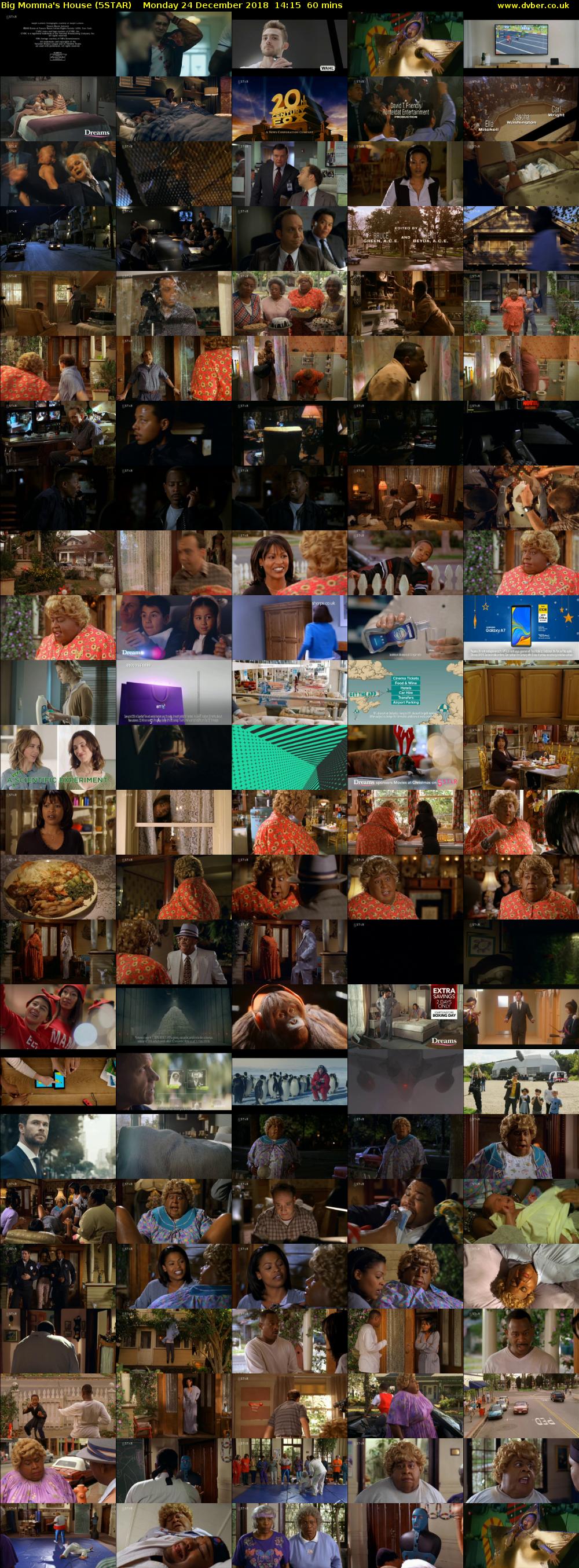 Big Momma's House (5STAR) Monday 24 December 2018 14:15 - 15:15