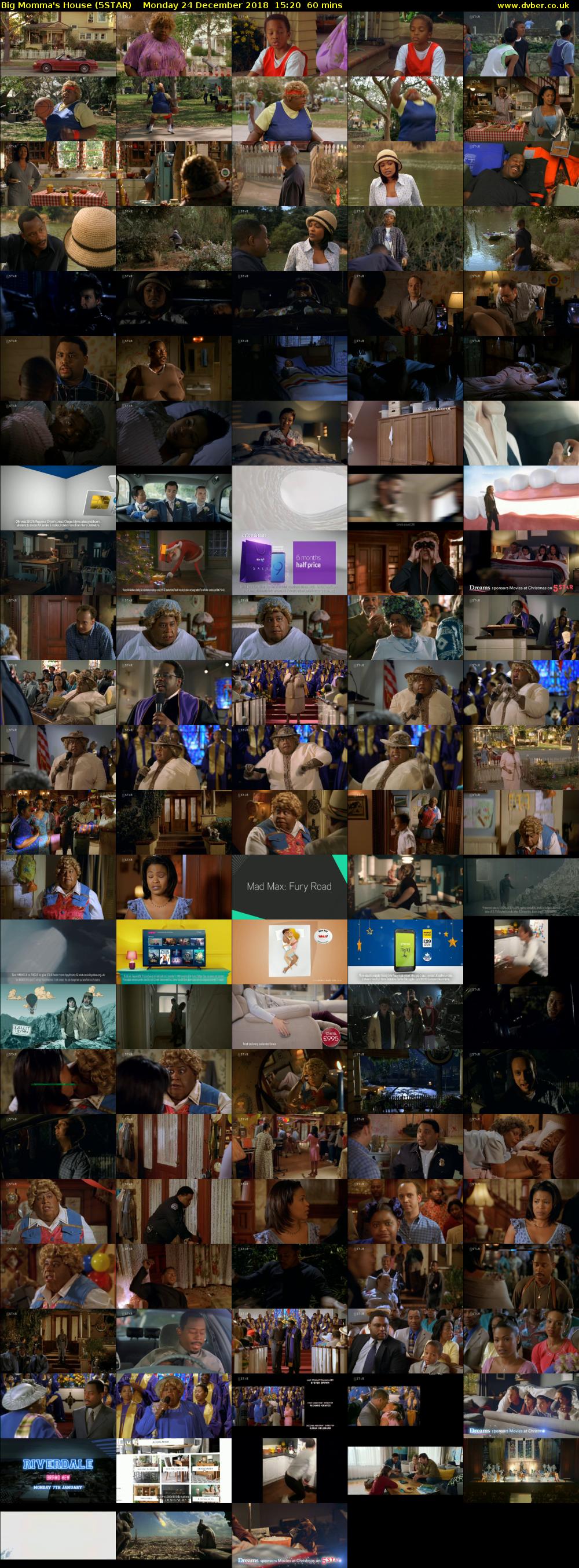 Big Momma's House (5STAR) Monday 24 December 2018 15:20 - 16:20