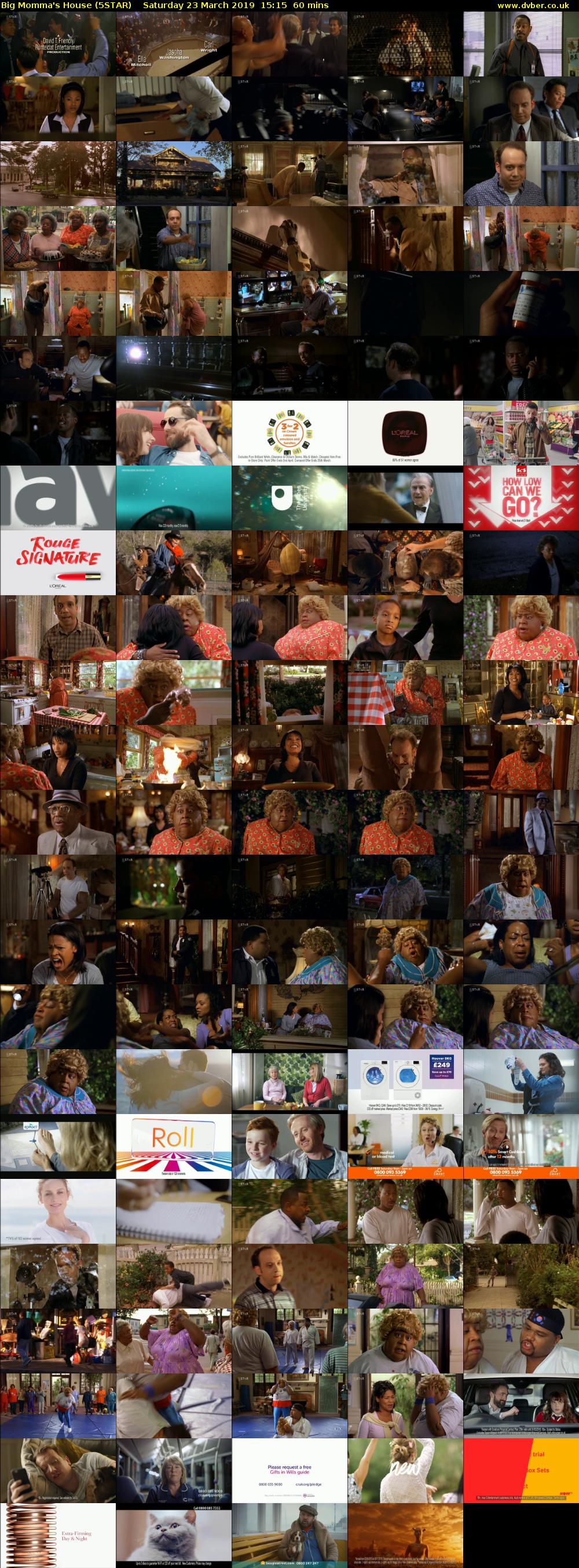 Big Momma's House (5STAR) Saturday 23 March 2019 15:15 - 16:15