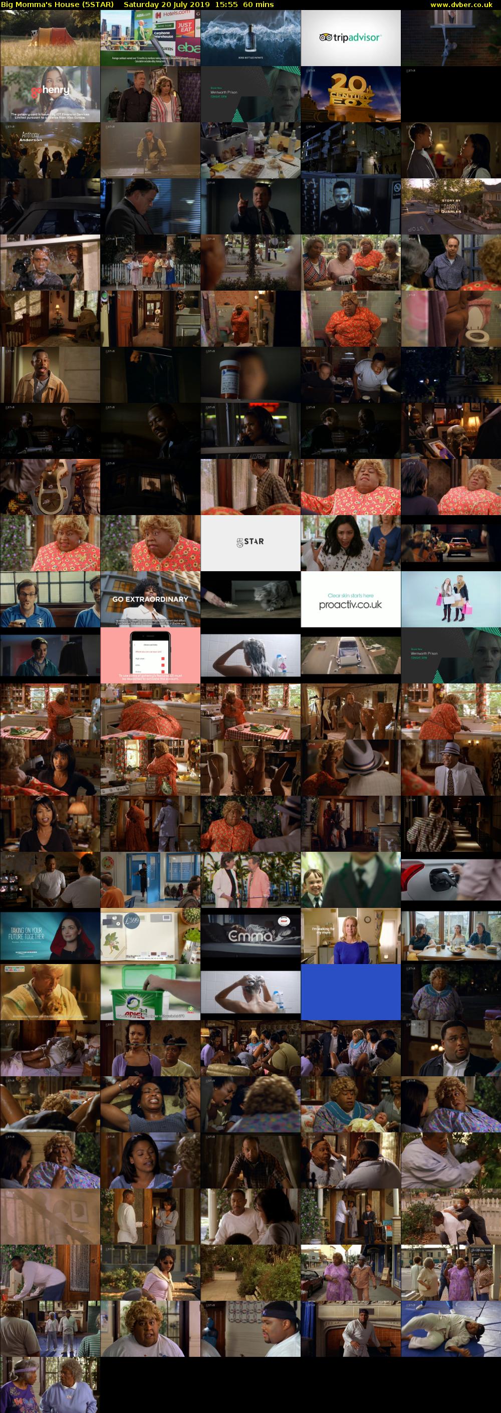 Big Momma's House (5STAR) Saturday 20 July 2019 15:55 - 16:55