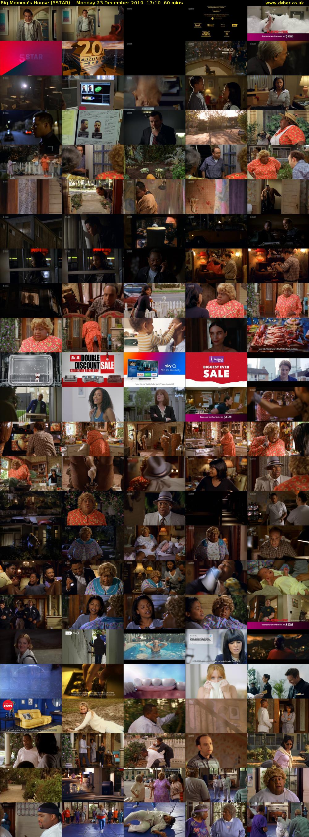 Big Momma's House (5STAR) Monday 23 December 2019 17:10 - 18:10