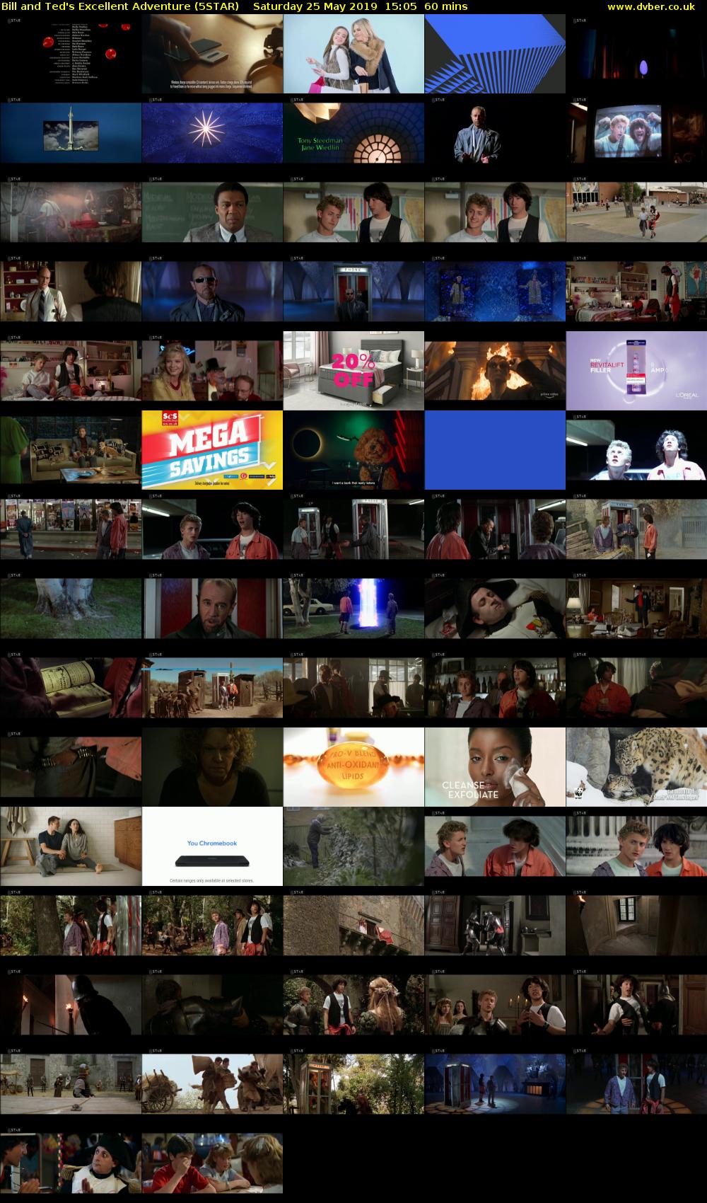 Bill and Ted's Excellent Adventure (5STAR) Saturday 25 May 2019 15:05 - 16:05
