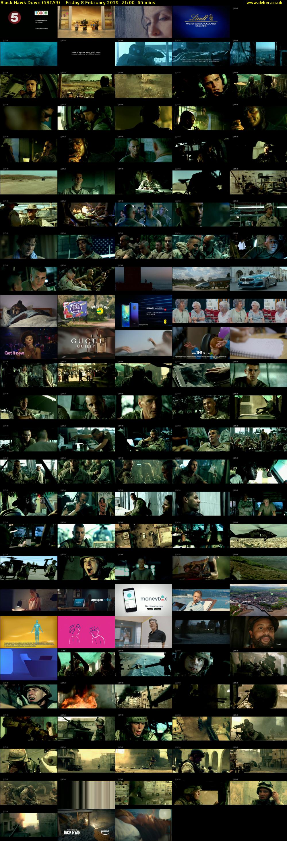 Black Hawk Down (5STAR) Friday 8 February 2019 21:00 - 22:05