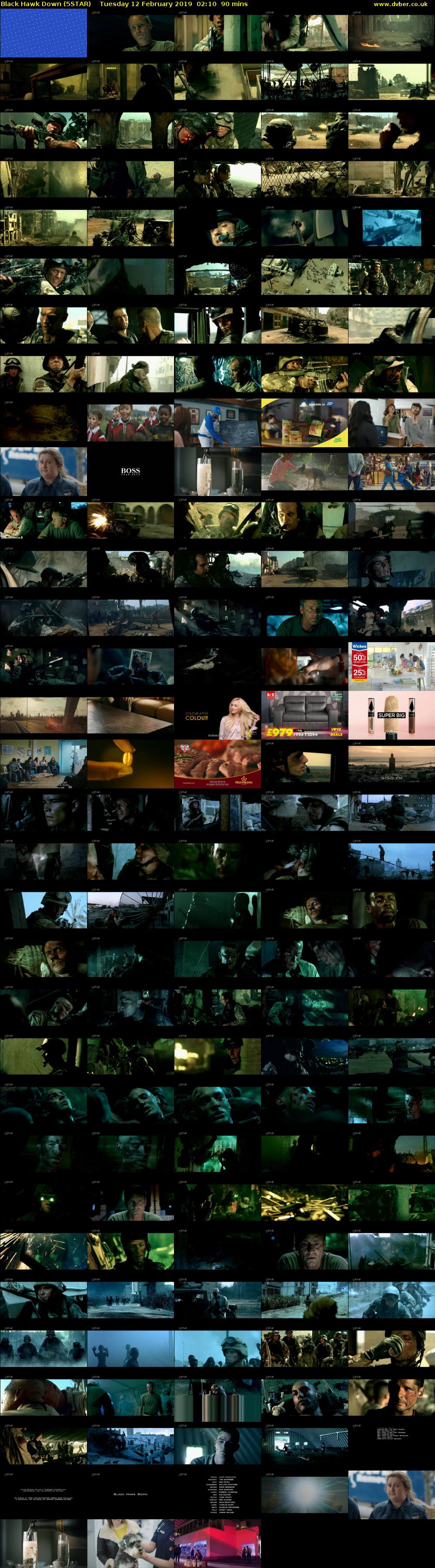 Black Hawk Down (5STAR) Tuesday 12 February 2019 02:10 - 03:40