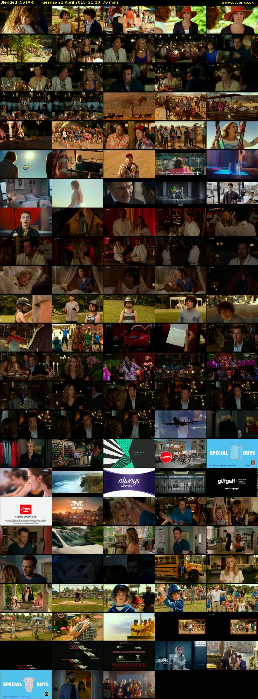 Blended (5STAR) Tuesday 23 April 2019 21:10 - 22:20
