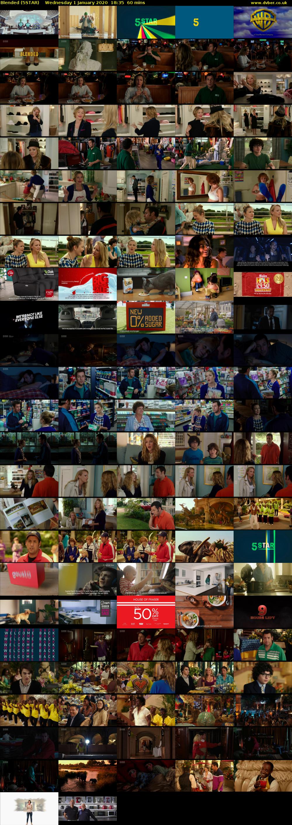 Blended (5STAR) Wednesday 1 January 2020 18:35 - 19:35