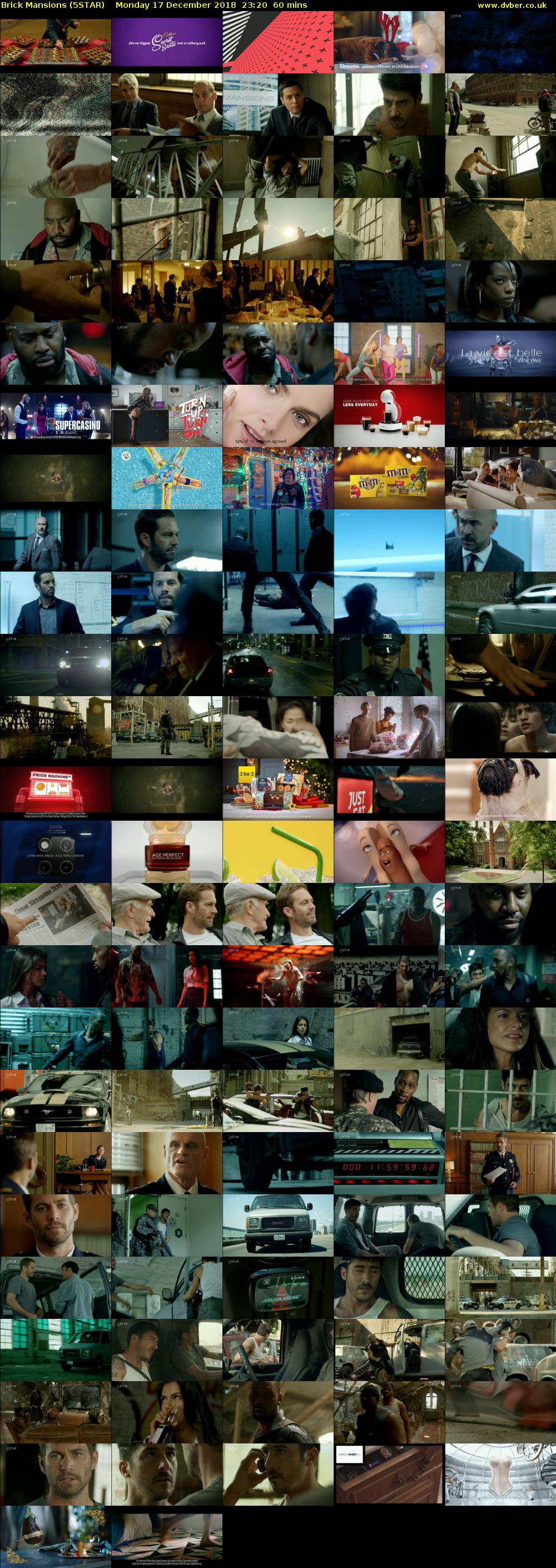 Brick Mansions (5STAR) Monday 17 December 2018 23:20 - 00:20