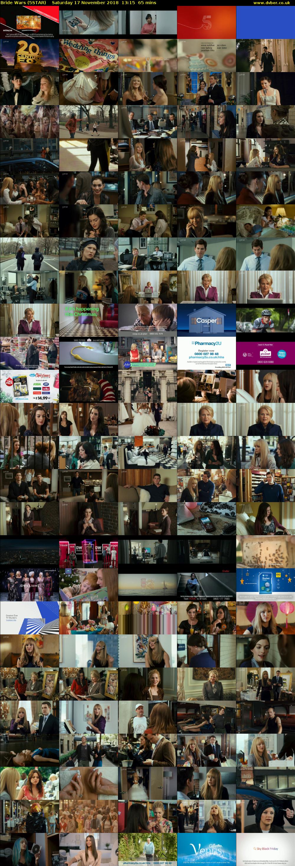 Bride Wars (5STAR) Saturday 17 November 2018 13:15 - 14:20