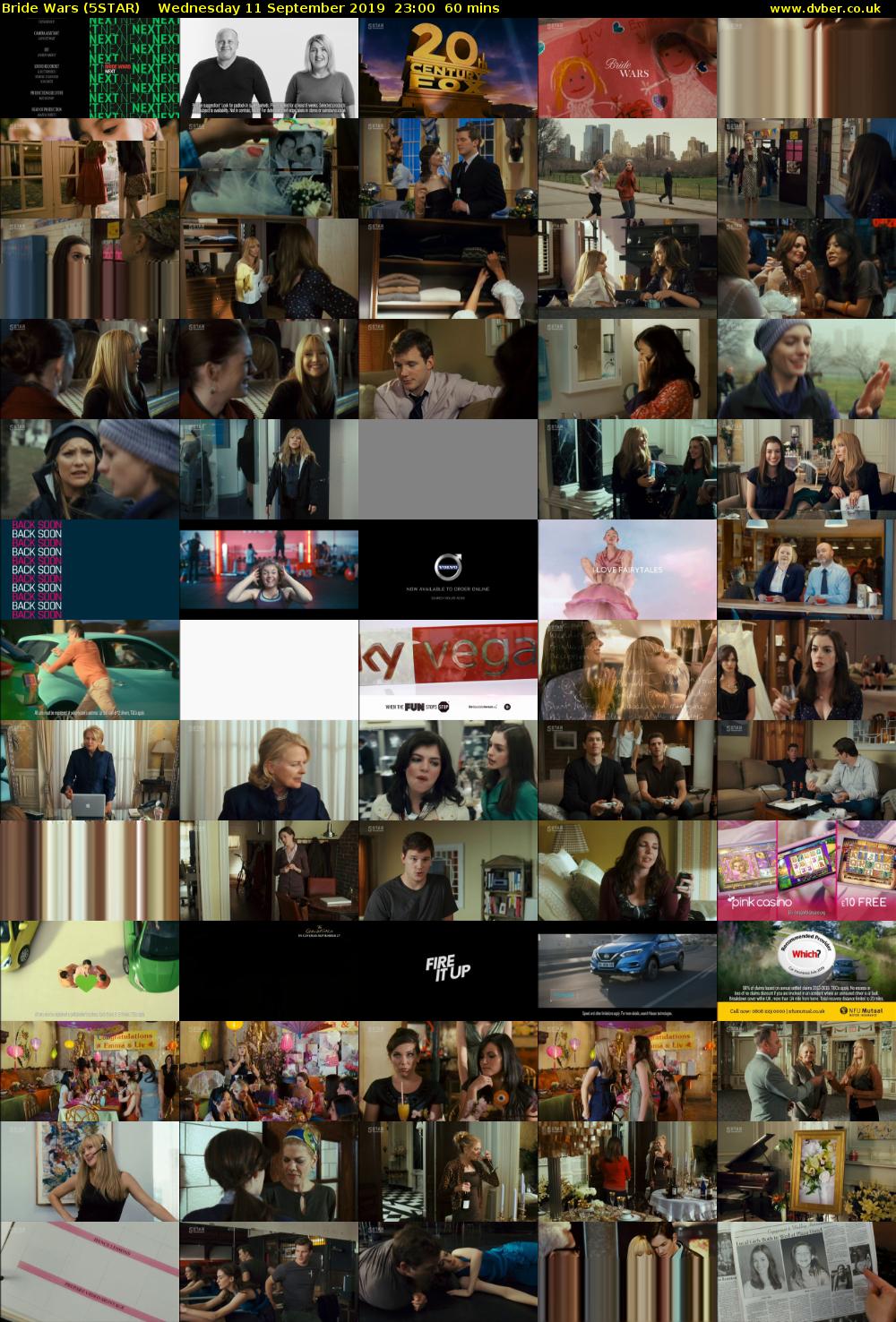 Bride Wars (5STAR) Wednesday 11 September 2019 23:00 - 00:00