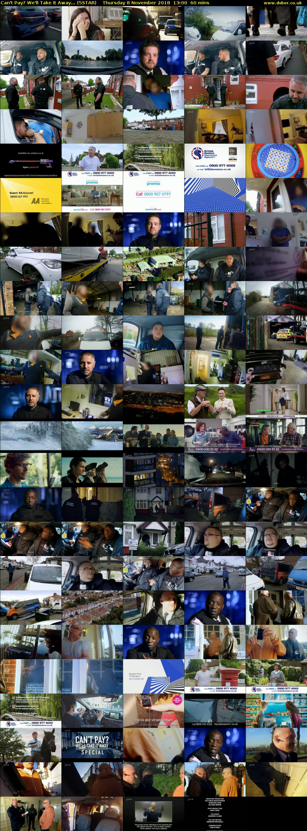 Can't Pay? We'll Take It Away... (5STAR) Thursday 8 November 2018 13:00 - 14:00