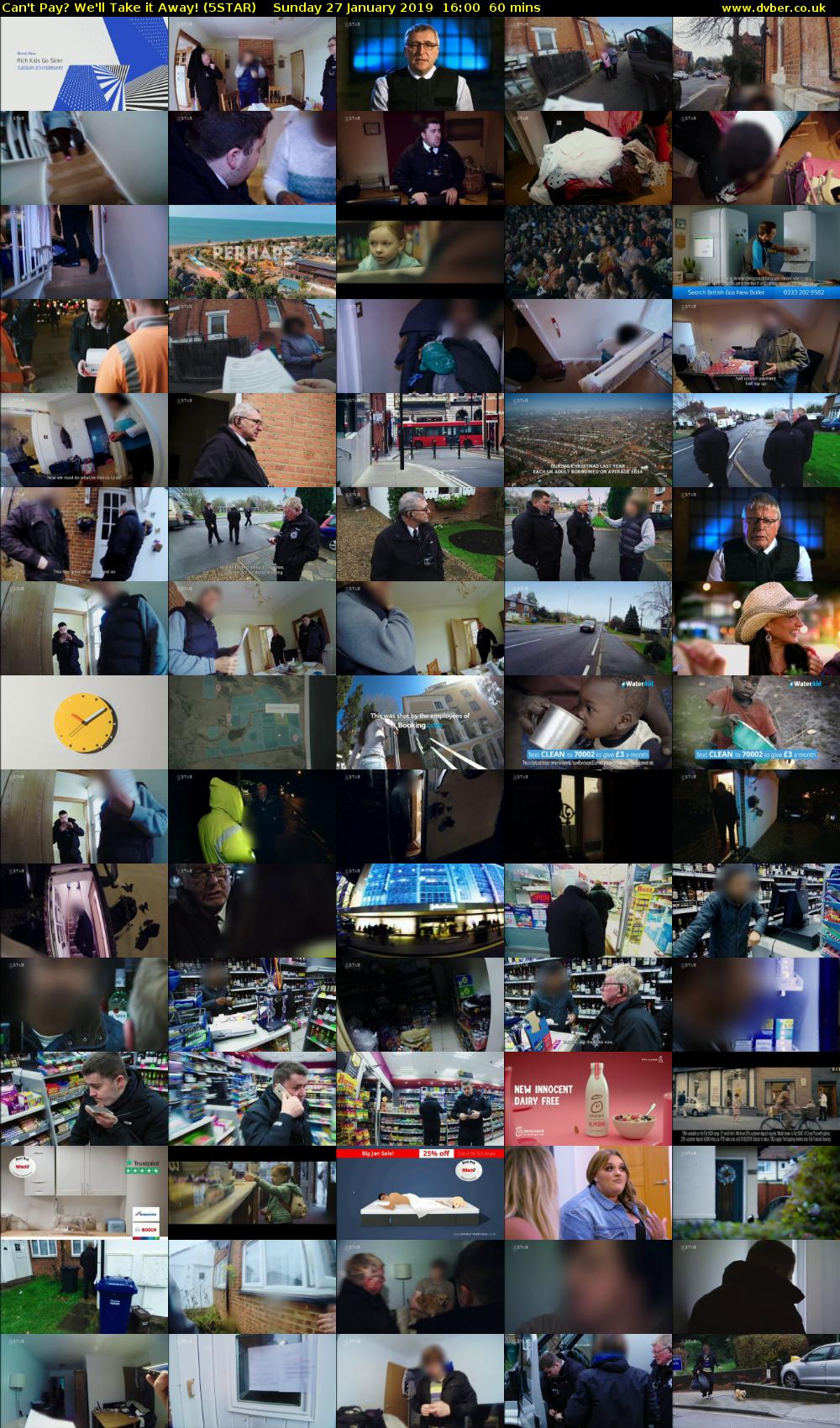 Can't Pay? We'll Take it Away! (5STAR) Sunday 27 January 2019 16:00 - 17:00