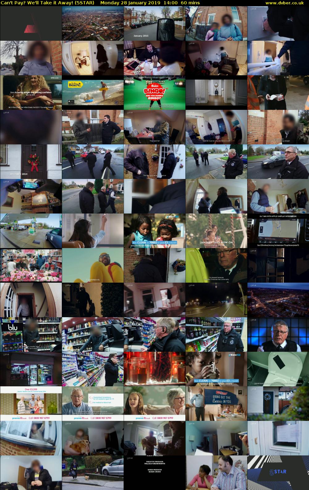 Can't Pay? We'll Take it Away! (5STAR) Monday 28 January 2019 14:00 - 15:00