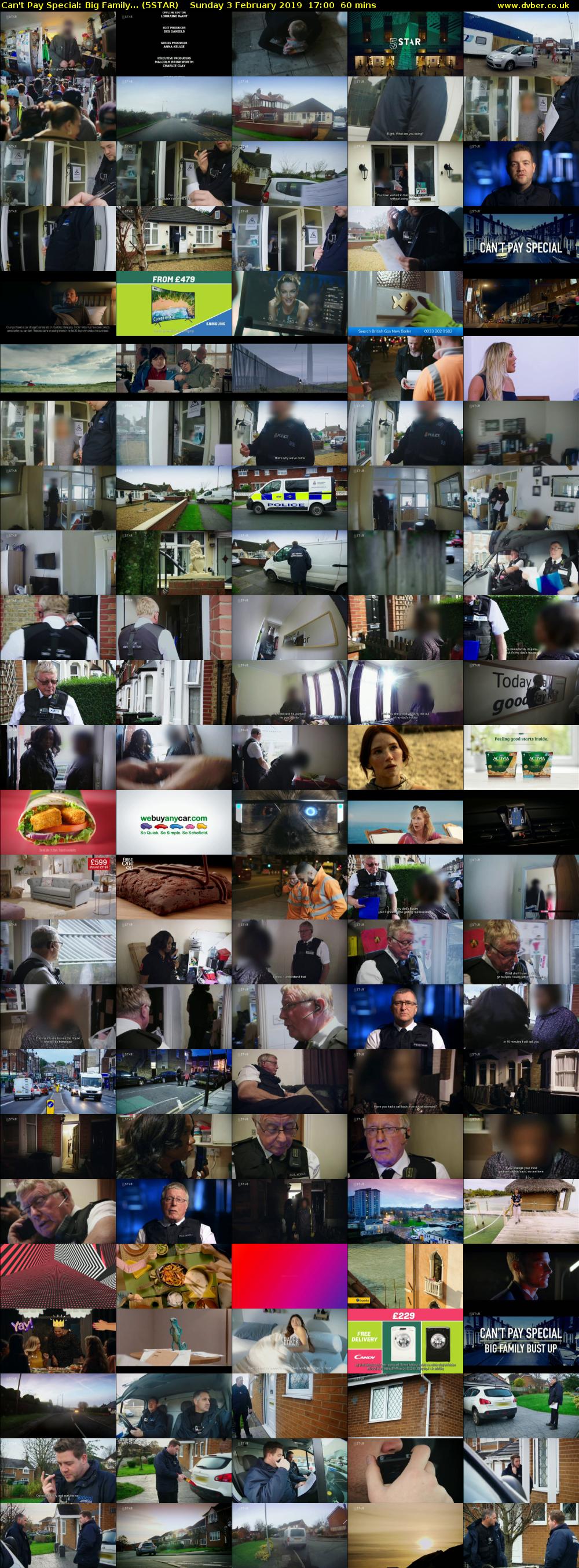 Can't Pay Special: Big Family... (5STAR) Sunday 3 February 2019 17:00 - 18:00