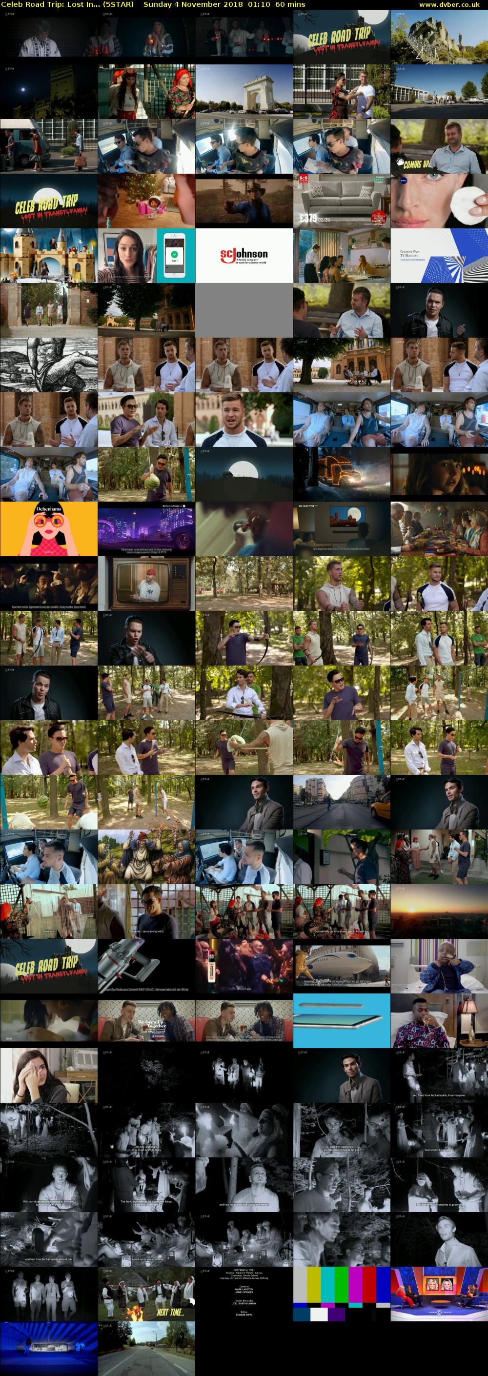 Celeb Road Trip: Lost In... (5STAR) Sunday 4 November 2018 01:10 - 02:10