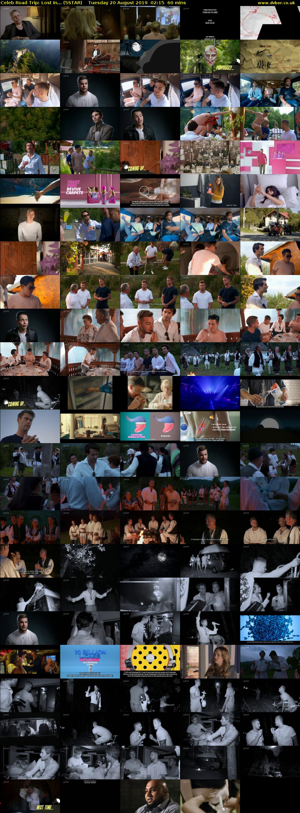 Celeb Road Trip: Lost In... (5STAR) Tuesday 20 August 2019 02:15 - 03:15