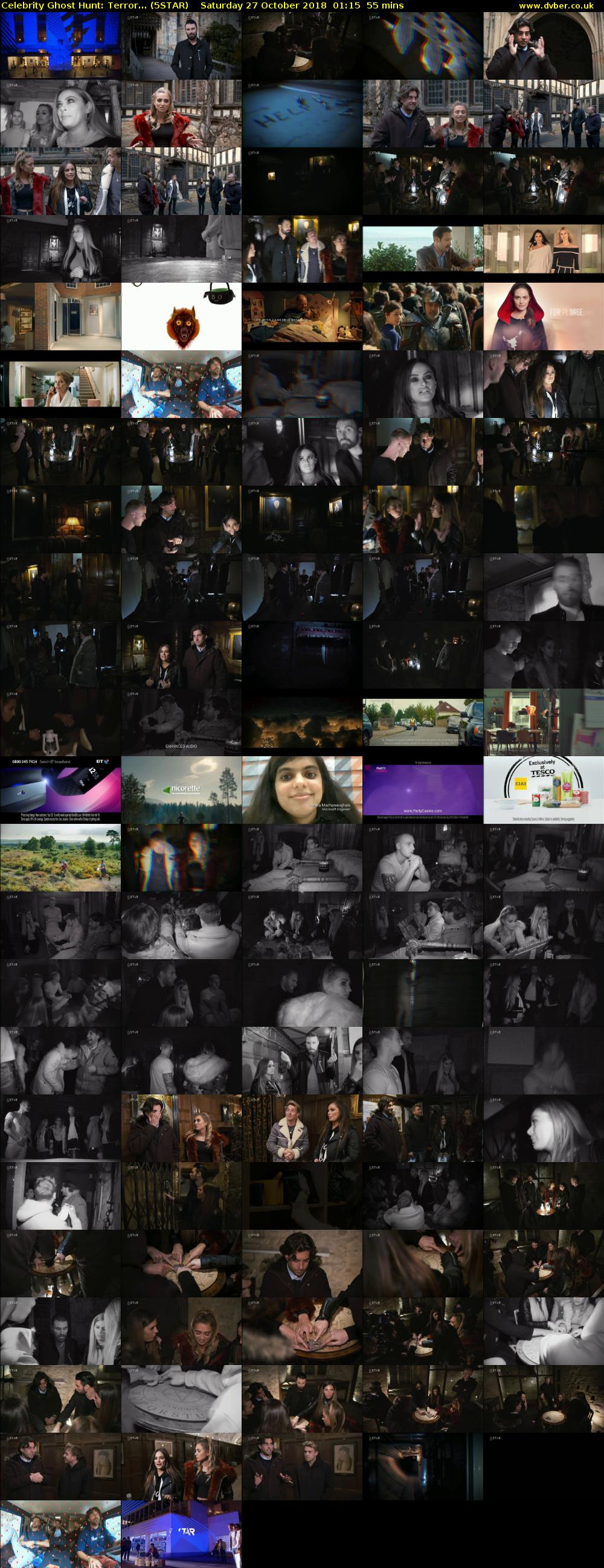 Celebrity Ghost Hunt: Terror... (5STAR) Saturday 27 October 2018 01:15 - 02:10