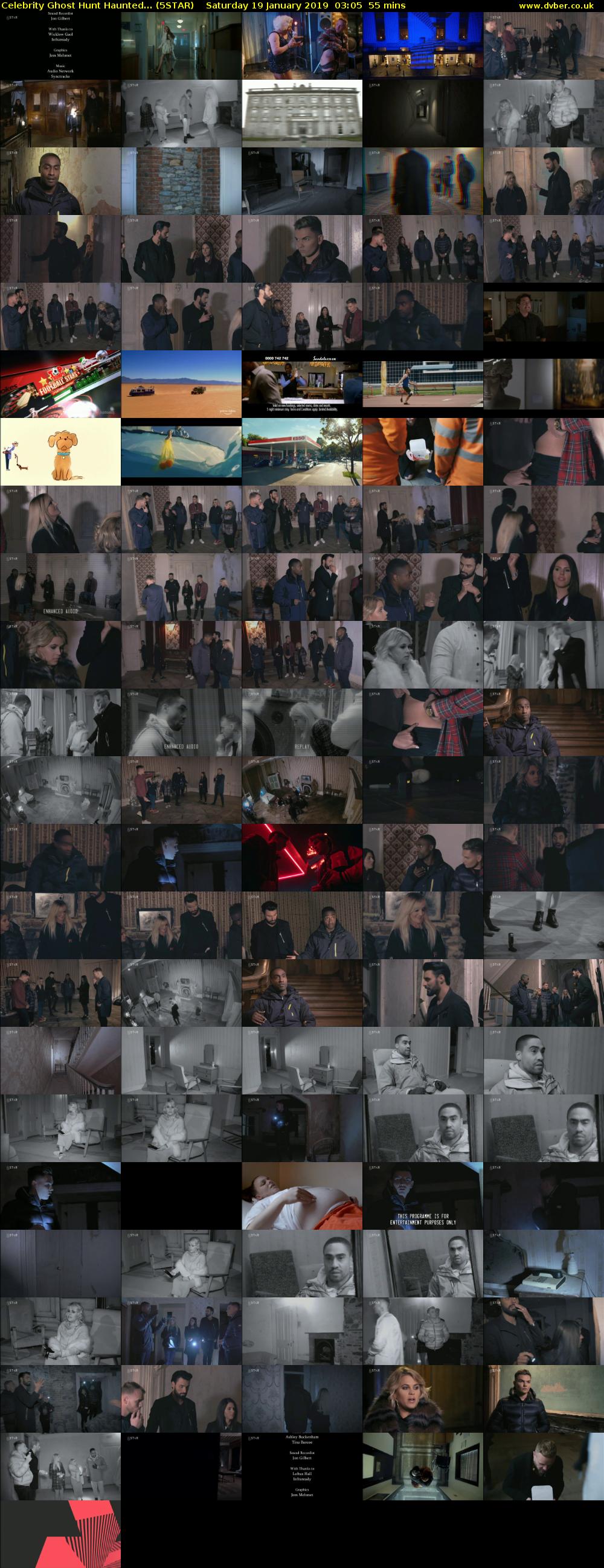 Celebrity Ghost Hunt Haunted... (5STAR) Saturday 19 January 2019 03:05 - 04:00