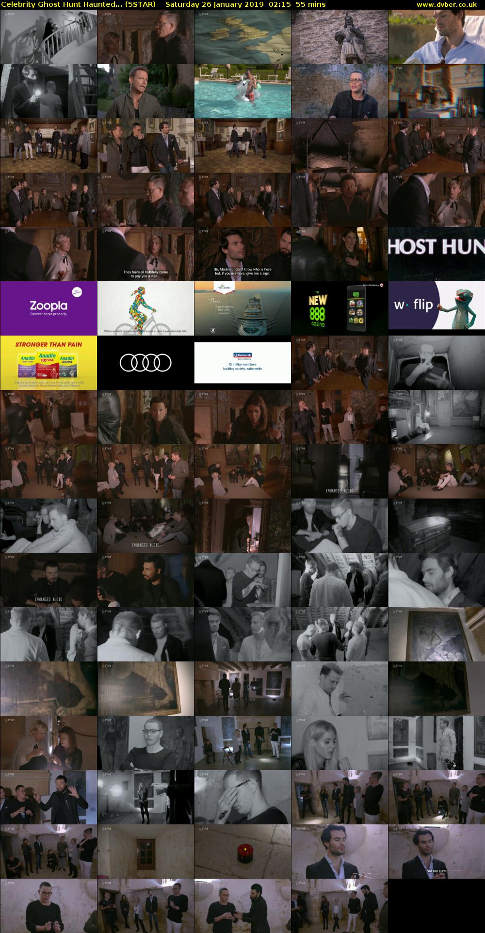 Celebrity Ghost Hunt Haunted... (5STAR) Saturday 26 January 2019 02:15 - 03:10