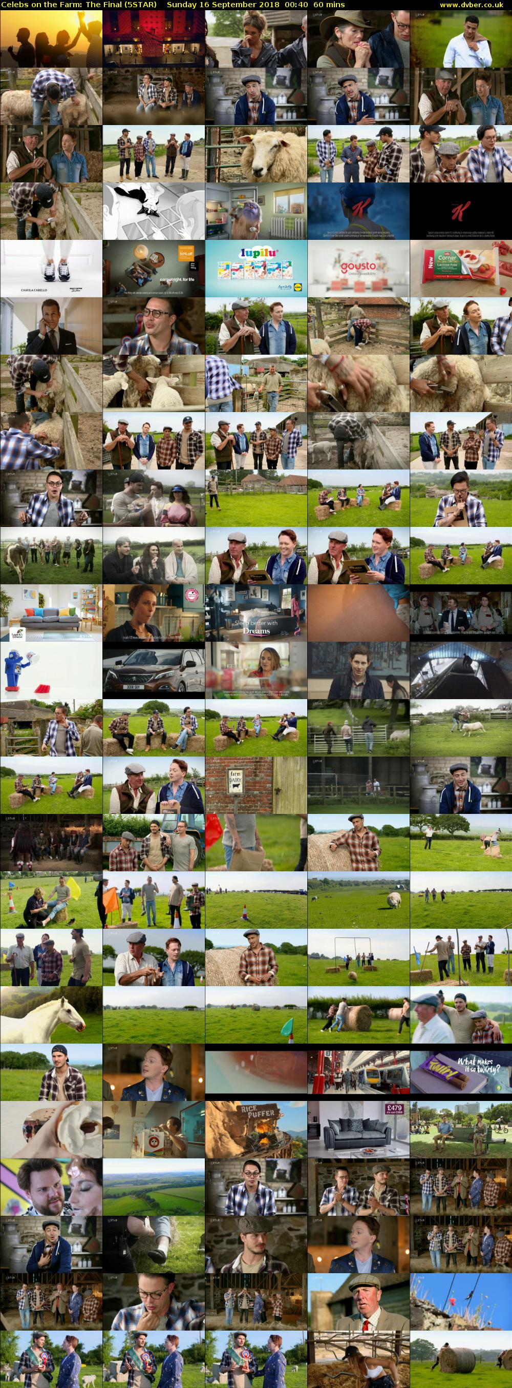 Celebs on the Farm: The Final (5STAR) Sunday 16 September 2018 00:40 - 01:40