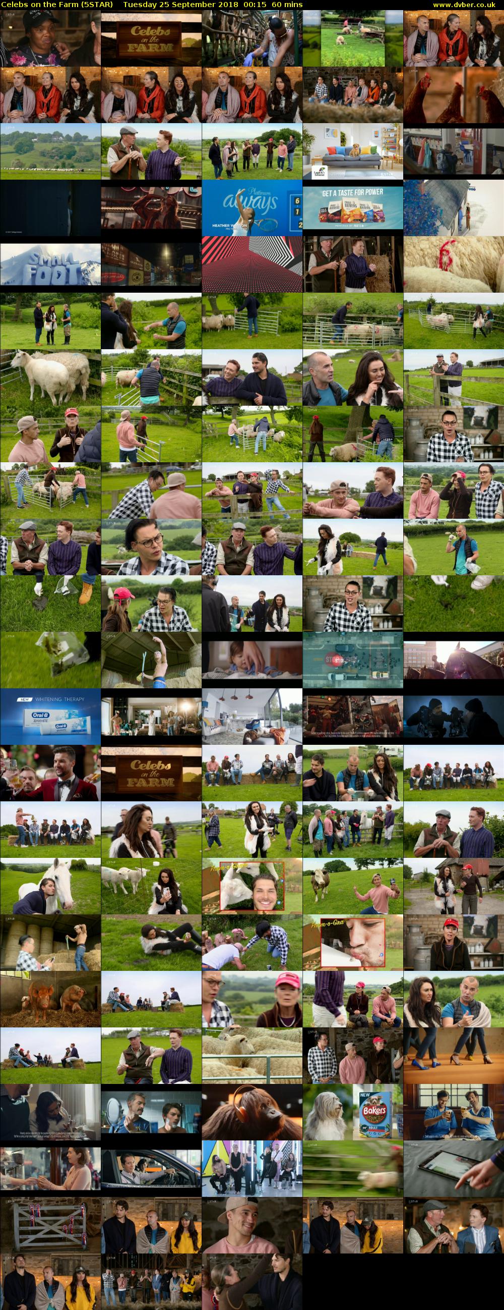 Celebs on the Farm (5STAR) Tuesday 25 September 2018 00:15 - 01:15