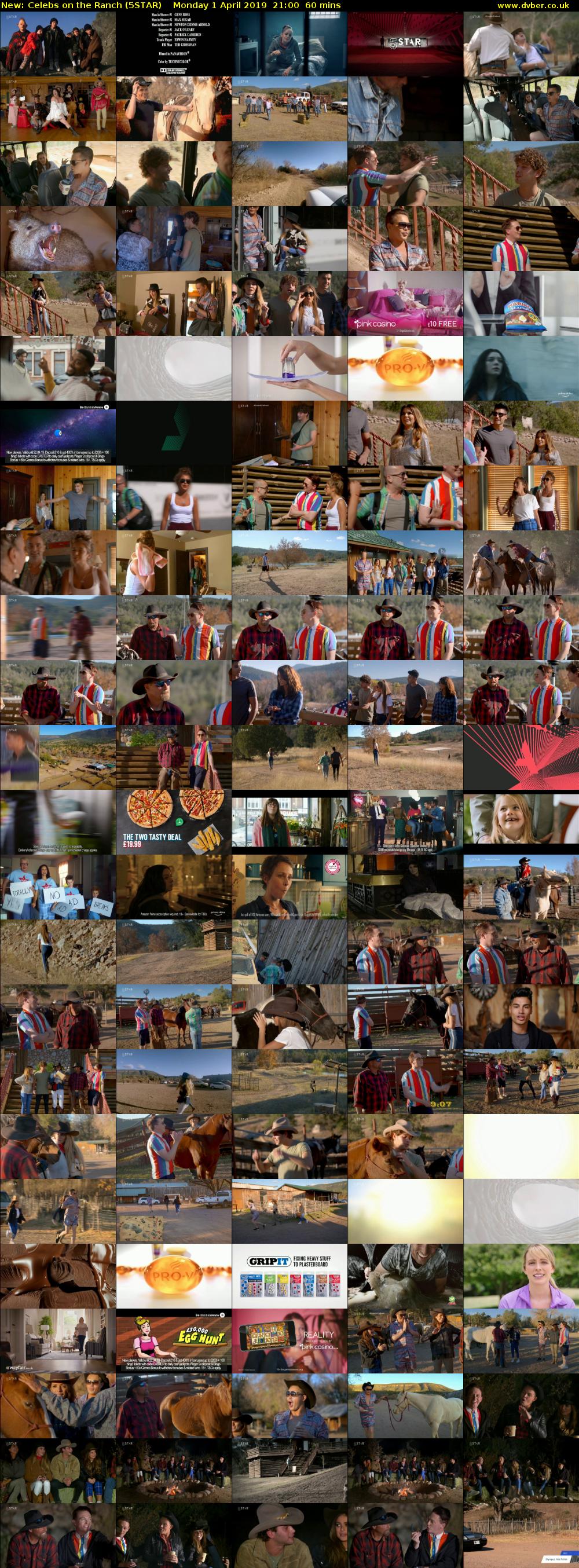Celebs on the Ranch (5STAR) Monday 1 April 2019 21:00 - 22:00
