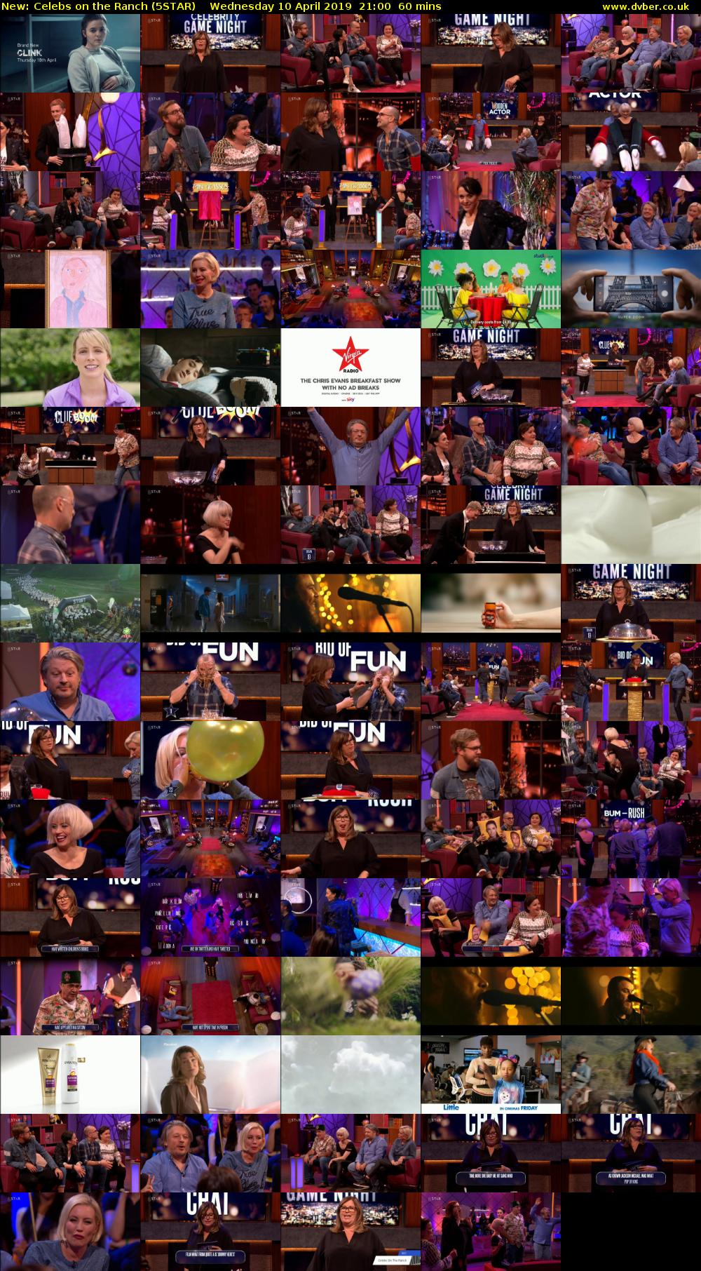 Celebs on the Ranch (5STAR) Wednesday 10 April 2019 21:00 - 22:00