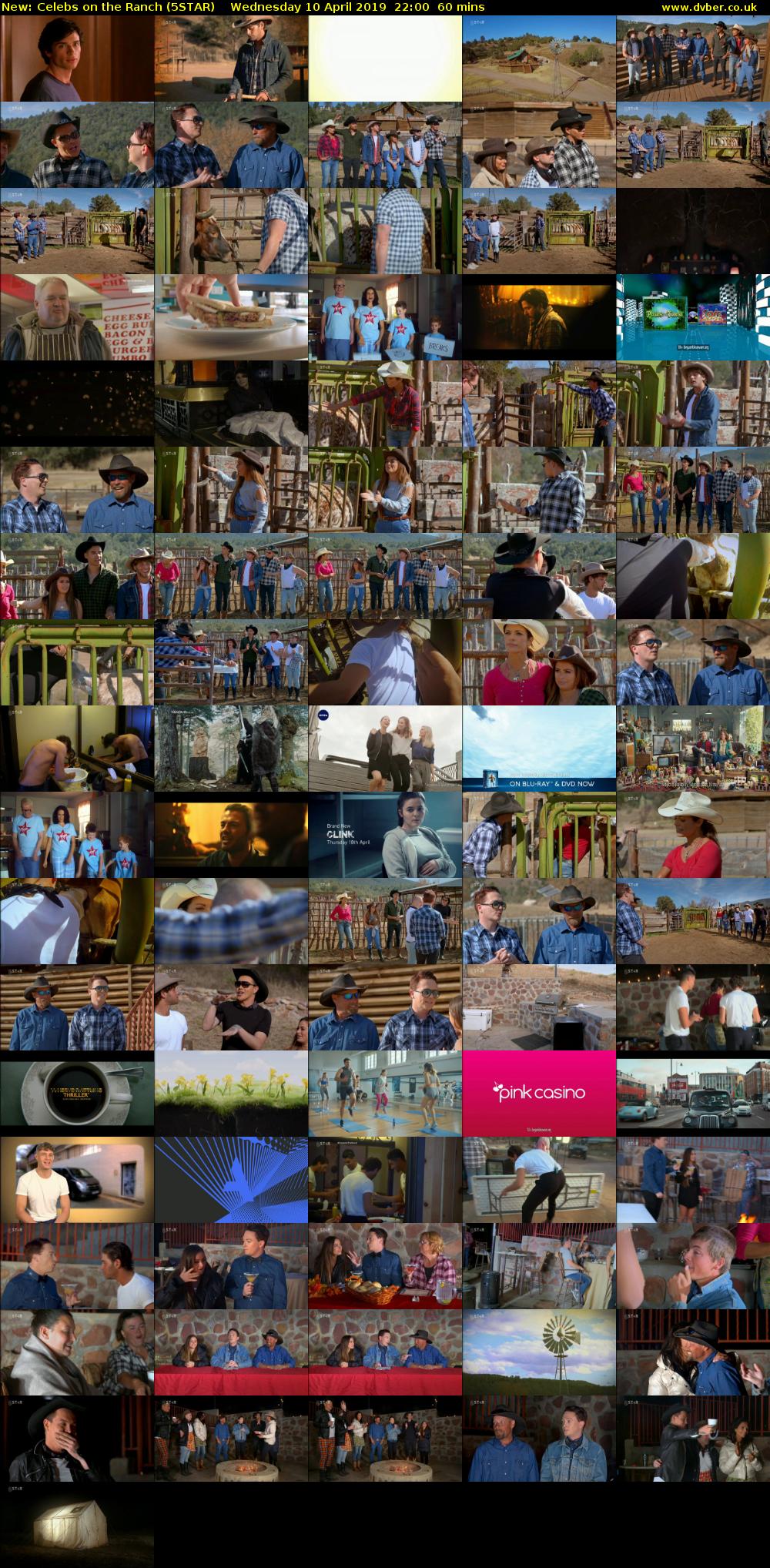 Celebs on the Ranch (5STAR) Wednesday 10 April 2019 22:00 - 23:00