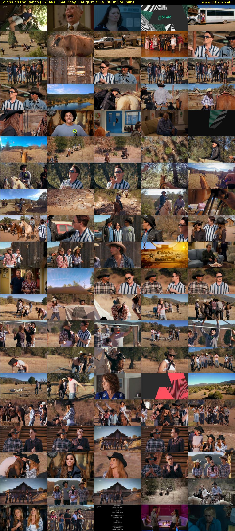 Celebs on the Ranch (5STAR) Saturday 3 August 2019 08:05 - 08:55