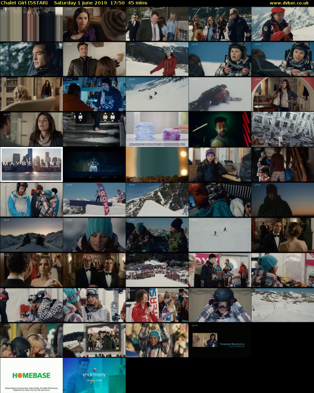 Chalet Girl (5STAR) Saturday 1 June 2019 17:50 - 18:35